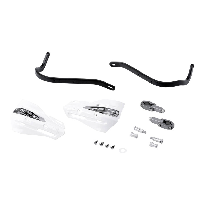 Zeta Armor Handguard XC Kit for 22.2mm Bar – Black / White