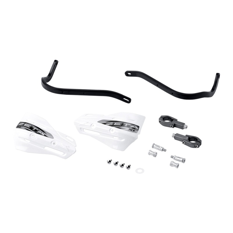Zeta Armor Handguard XC Kit for 28.6mm Bar – Black / White