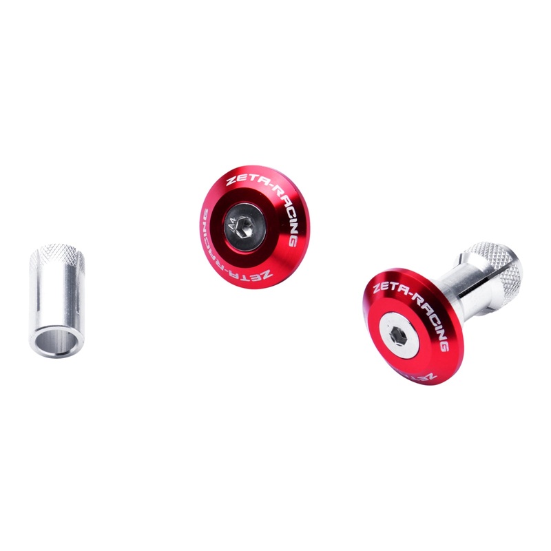 Zeta Bar End Plug Swivel 29mm 2pcs – Red