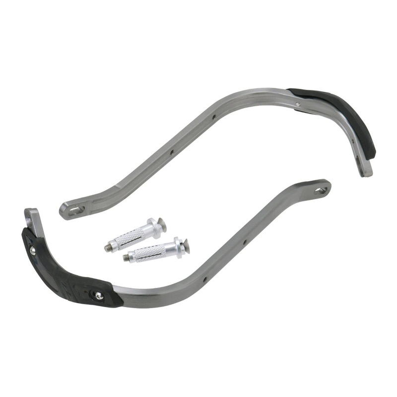 Zeta Pro Armor Bended Hand Guard – Titanium Colour