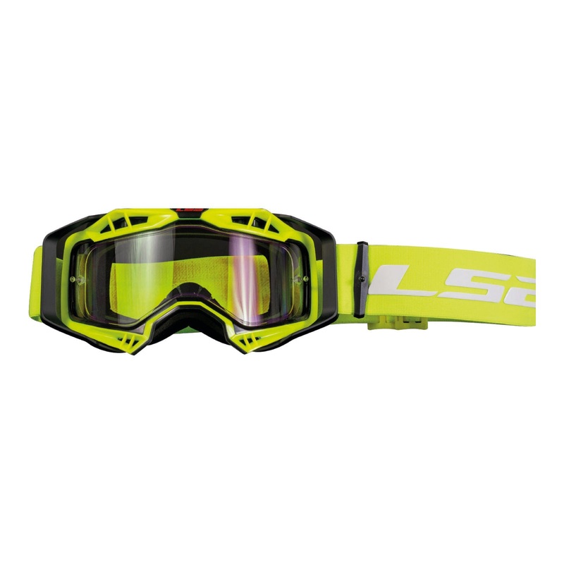 LS2 Aura Goggle – Yellow with Clear Lens