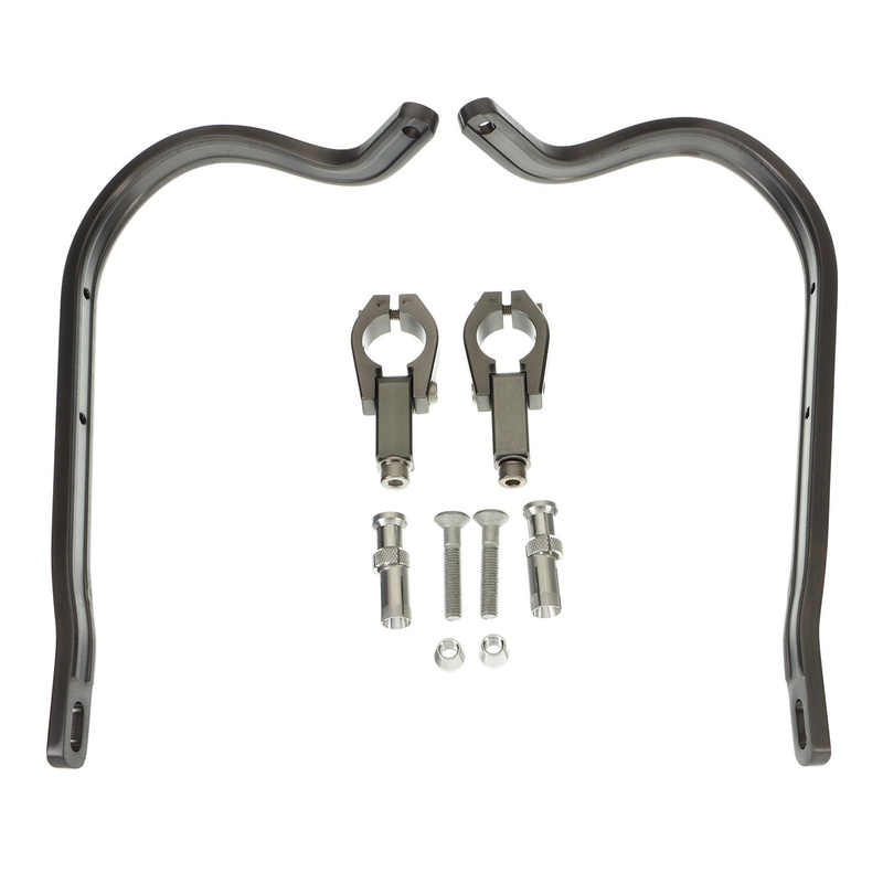 Zeta Armor Bended Hand Guard for 28.6mm Bar – Titanium Colour