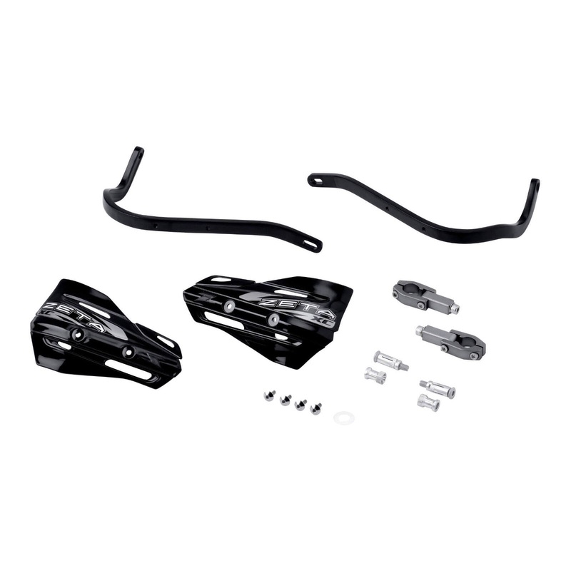 Zeta Armor Handguard XC Kit for 22.2mm Bar – Black / Black
