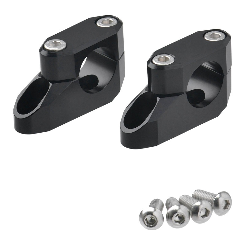 Zeta Bar Rise Kit Offset: 20mm Height: 26mm 22.2/28.6mm Bar – Black