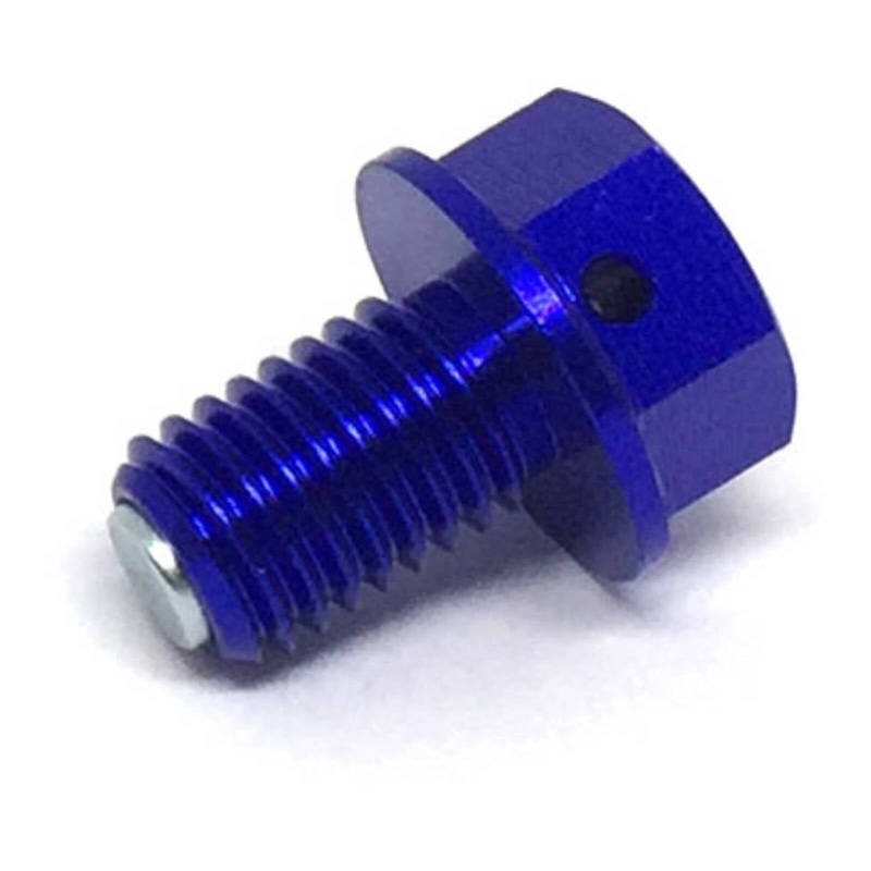 Zeta Magnetic Drain Bolt M10x1.5×15 – Blue