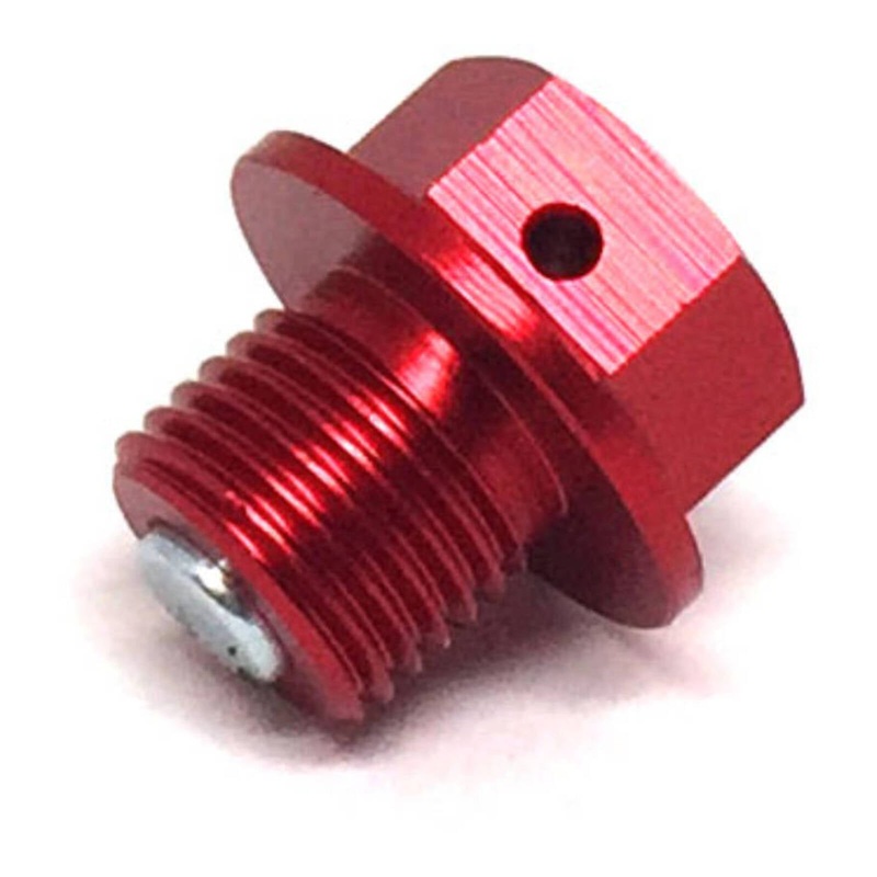 Zeta Magnetic Drain Bolt M12x1.25×10 – Red