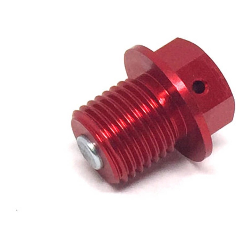 Zeta Magnetic Drain Bolt M14x1.5×14 – Red
