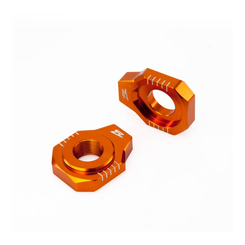 Zeta Rear Axle Block KTM SX/SXF- ’12, 85SX,EXC Orange