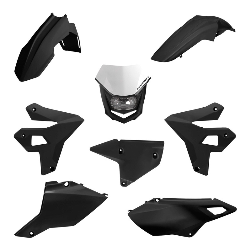 Polisport Restyling Kit with Headlight Suzuki DR-Z400 ’00-’24 – Black