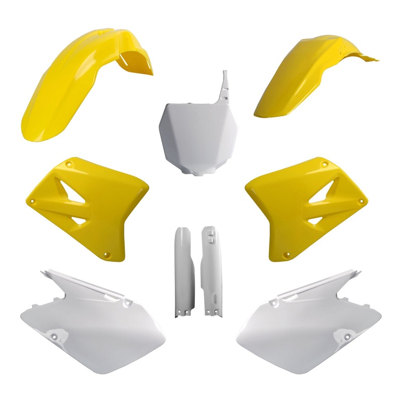 Polisport Full Kit Suzuki RM125/250 (’01-’06) – OEM Yellow / White