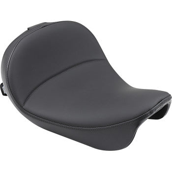 DRAG SPECIALTIES Solo Seat - Mild Stitched - Driver Backrest Receptacle -FLD / FXD '06-'17