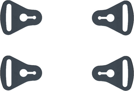 POD K1 Knee Brace Strap Loop Set - Gray