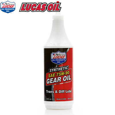 Lucas Synthetic 75W90 Gear Oil Quart