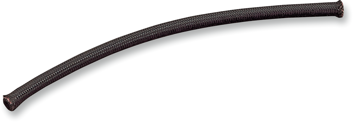 DRAG SPECIALTIES Braided Hose - Black - 1/2" - 3'