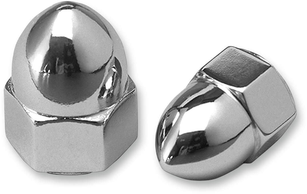 DRAG SPECIALTIES Acorn Nut Set - Rocker Box - Chrome