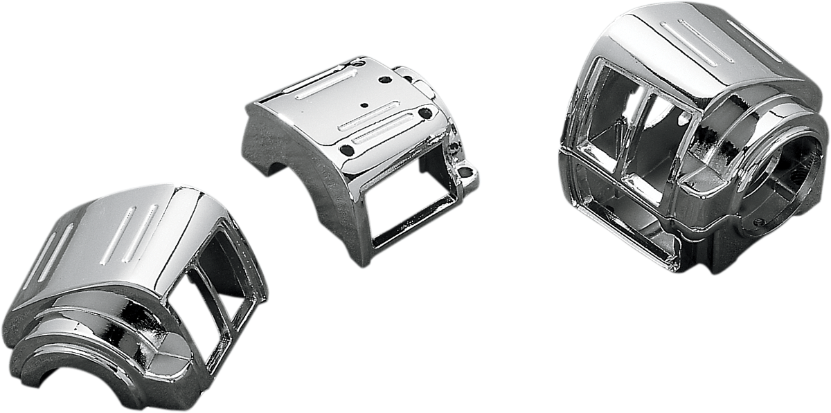DRAG SPECIALTIES Handlebar Switch Housing Kit - Chrome