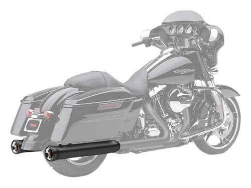 Cobra Neighbor Hater Raven Black 4" Slip-On Exhaust Mufflers (6107RB)