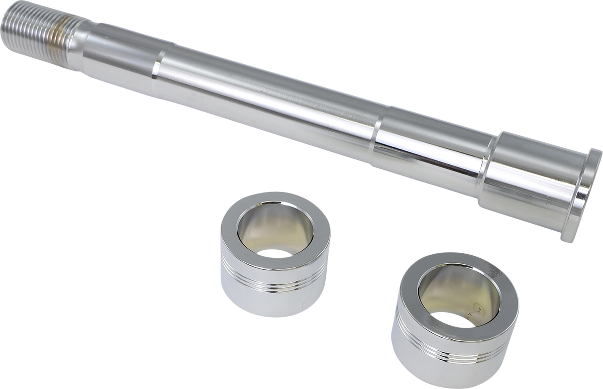 DRAG SPECIALTIES Axle Kit - Front - Chrome - Low Rider / Street Bob '18-'25