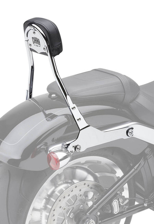 Cobra Detachable 14" High Chrome Sissy Bar Backrest Kit (602-2007)