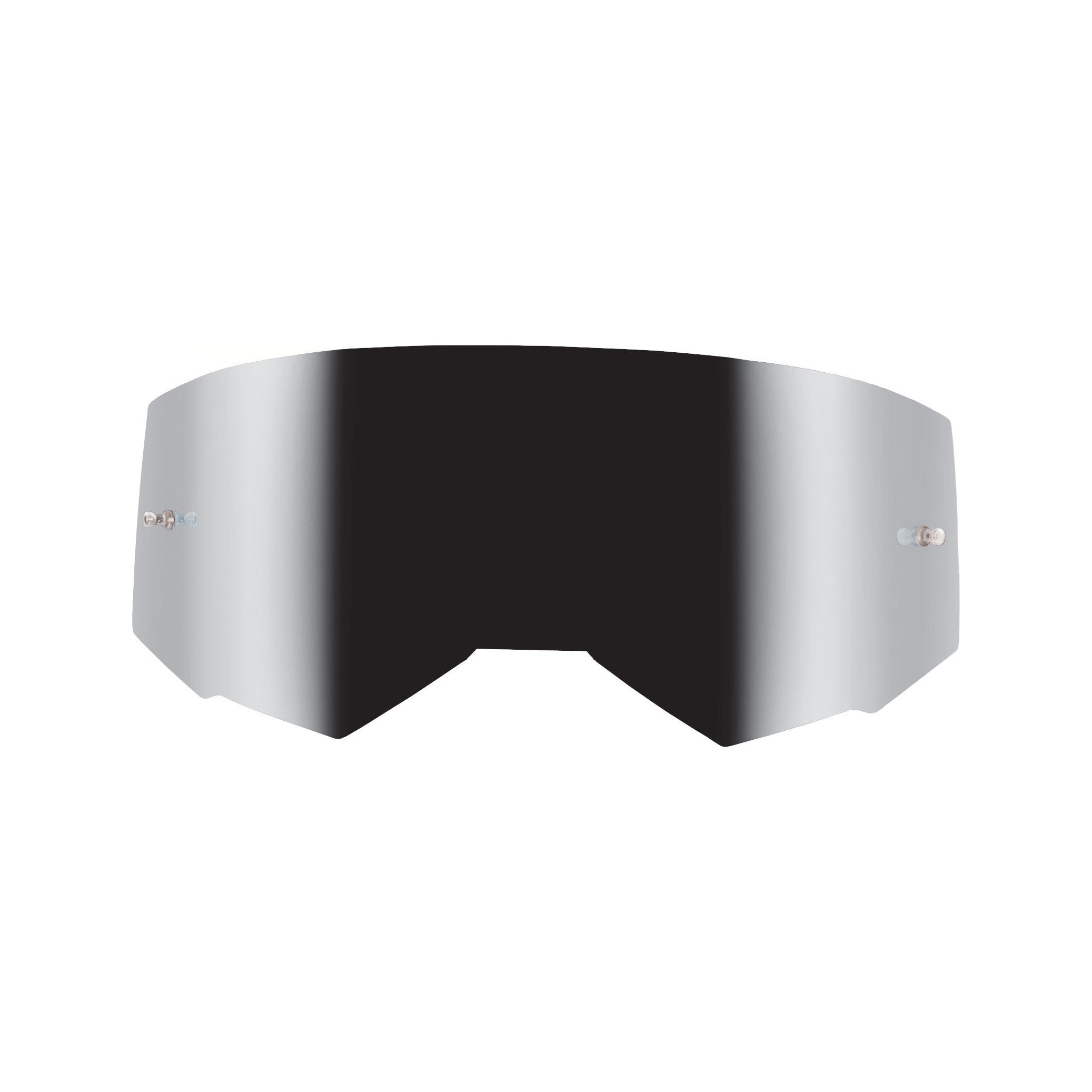 FLY RACING SINGLE LENS W/POST ADULT SILVER MIRROR/SMOKE - 37-5430