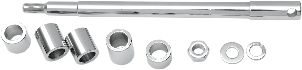 DRAG SPECIALTIES Axle Kit - Front - Chrome - '86-'99 Softail