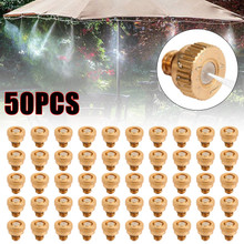 5PCS 0.016" 10/24 Brass Misting Nozzles Water Mister Sprinkle For Cooling System