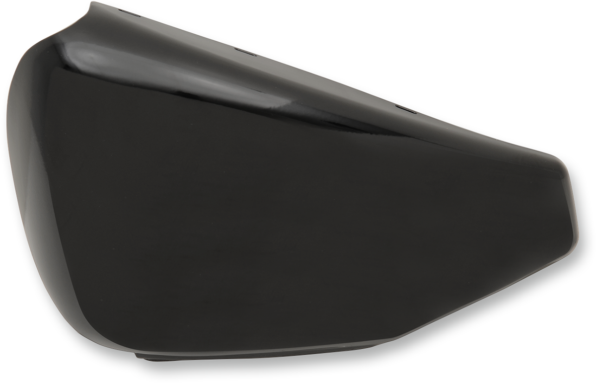 DRAG SPECIALTIES Side Cover - Left - Gloss Black - XL '04-'09