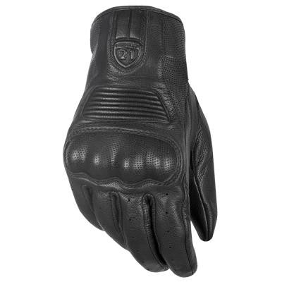 Highway 21 Haymaker Leather Gloves - Black