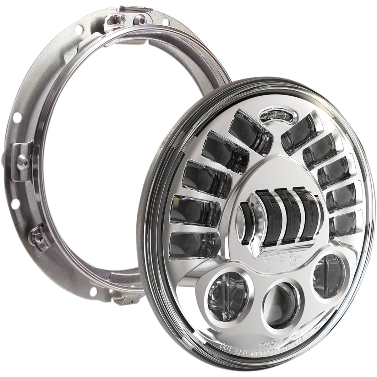 J.W. Speaker Headlight - 0555061 For Harley Touring 1984-2013