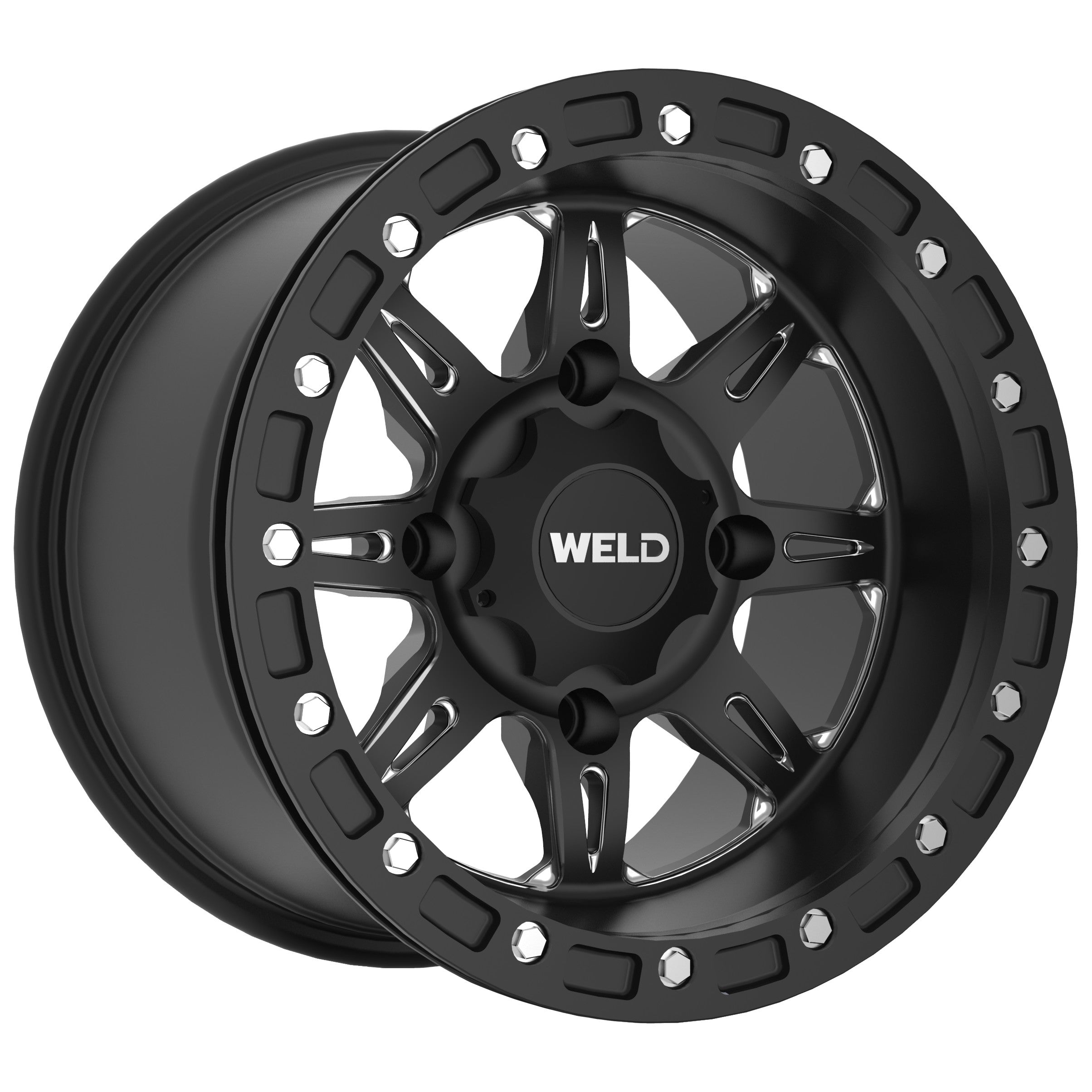 WELD WHEELS CHEYENNE BEADLOCK SATIN MIL 15X8 4+4 4X137 - 575-3204