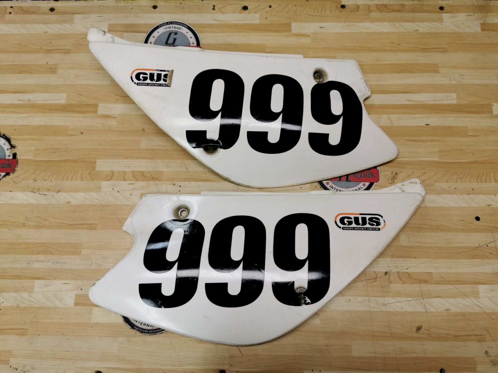 KAWASAKI KX85 2004 LEFT RIGHT SIDE COVER PANEL PLATE KX100 36001-1584-266 2 G