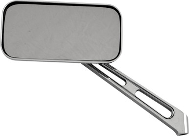 Harddrive Rectangular Mirror Chrome L/R 4.25X2" - 60-0034AK