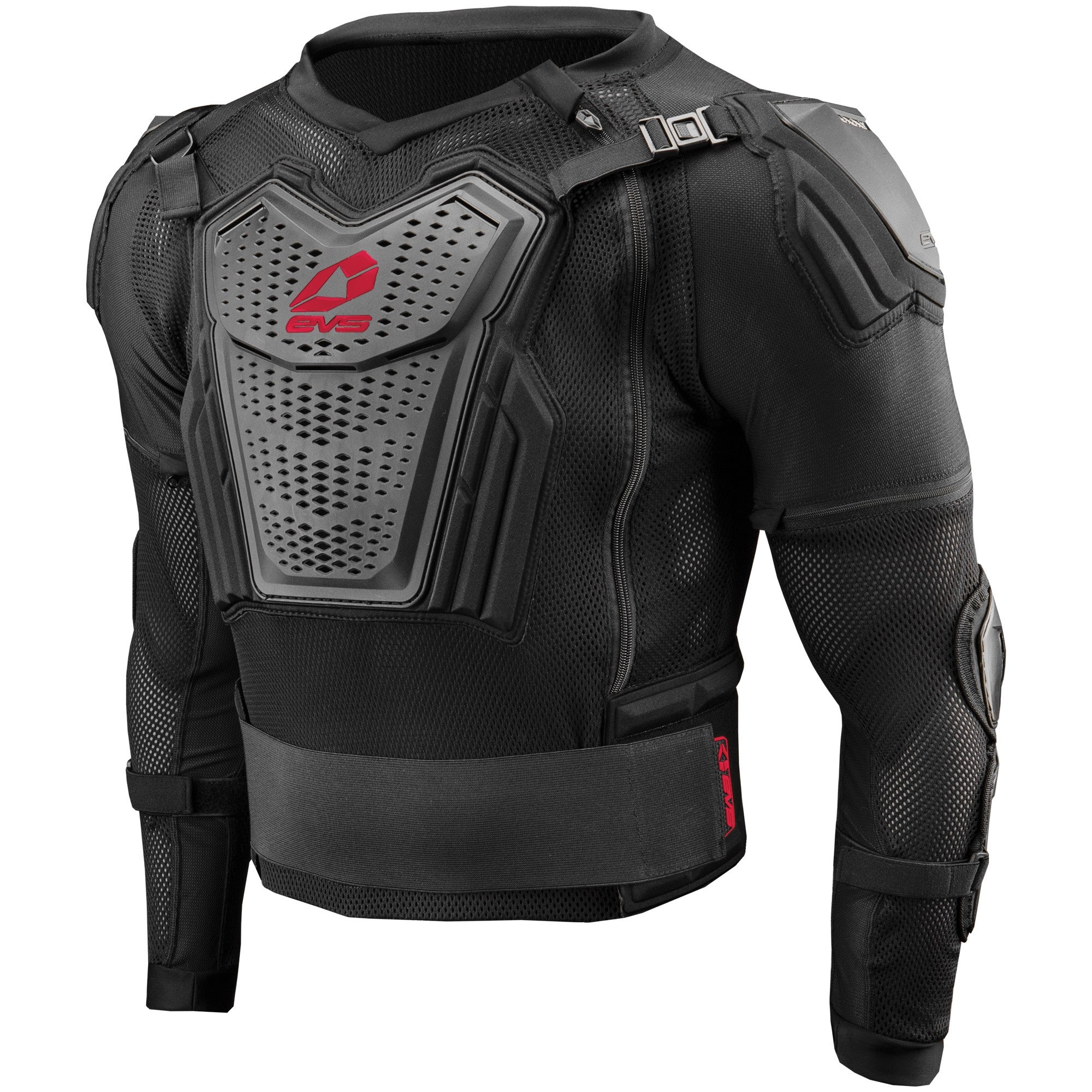 EVS BALLISTIC JERSEY COMP SUIT BLACK/RED YOUTH MD - 663-2197YM