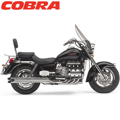 Cobra Honda Valkyrie 97-03 Boulevard Full Exhaust System with 2" Drag Pipes