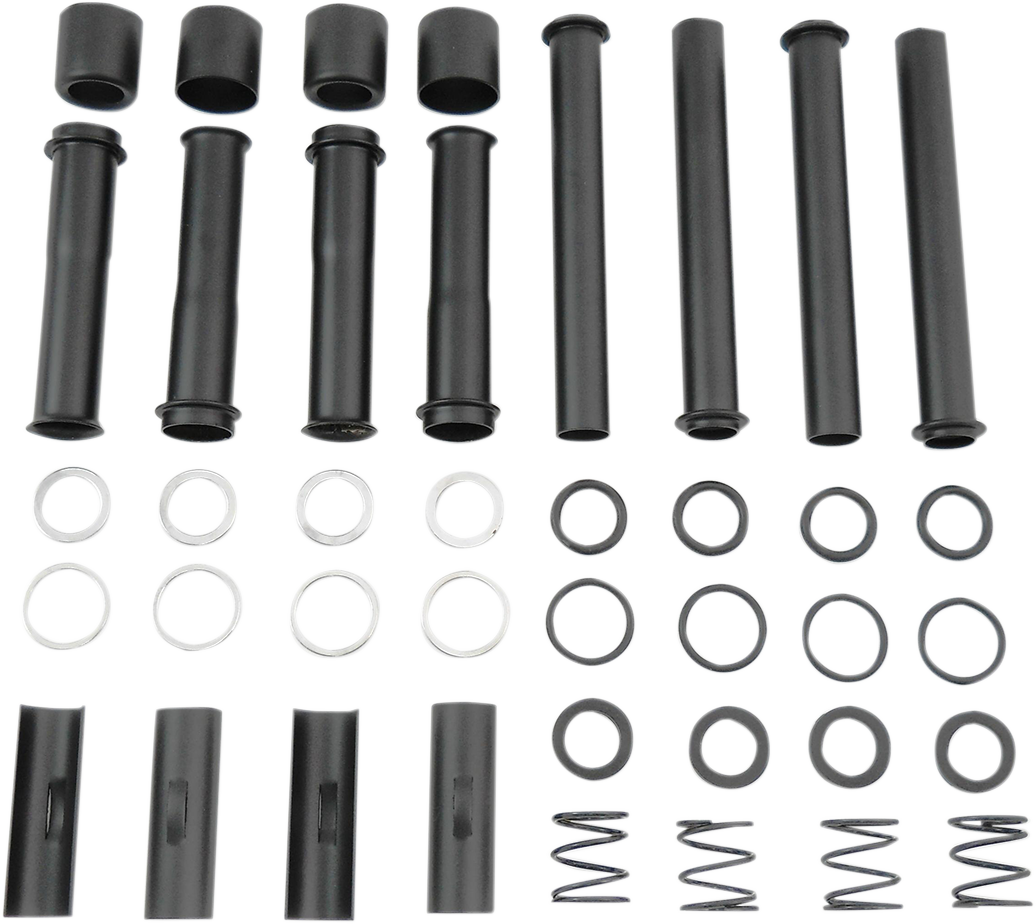 DRAG SPECIALTIES Pushrod Tube Kit - Black - XL '04-'22