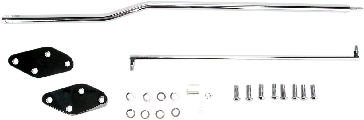DRAG SPECIALTIES Forward Control Extension Kit - +2 - Chrome - FLD / FXD '06-'17