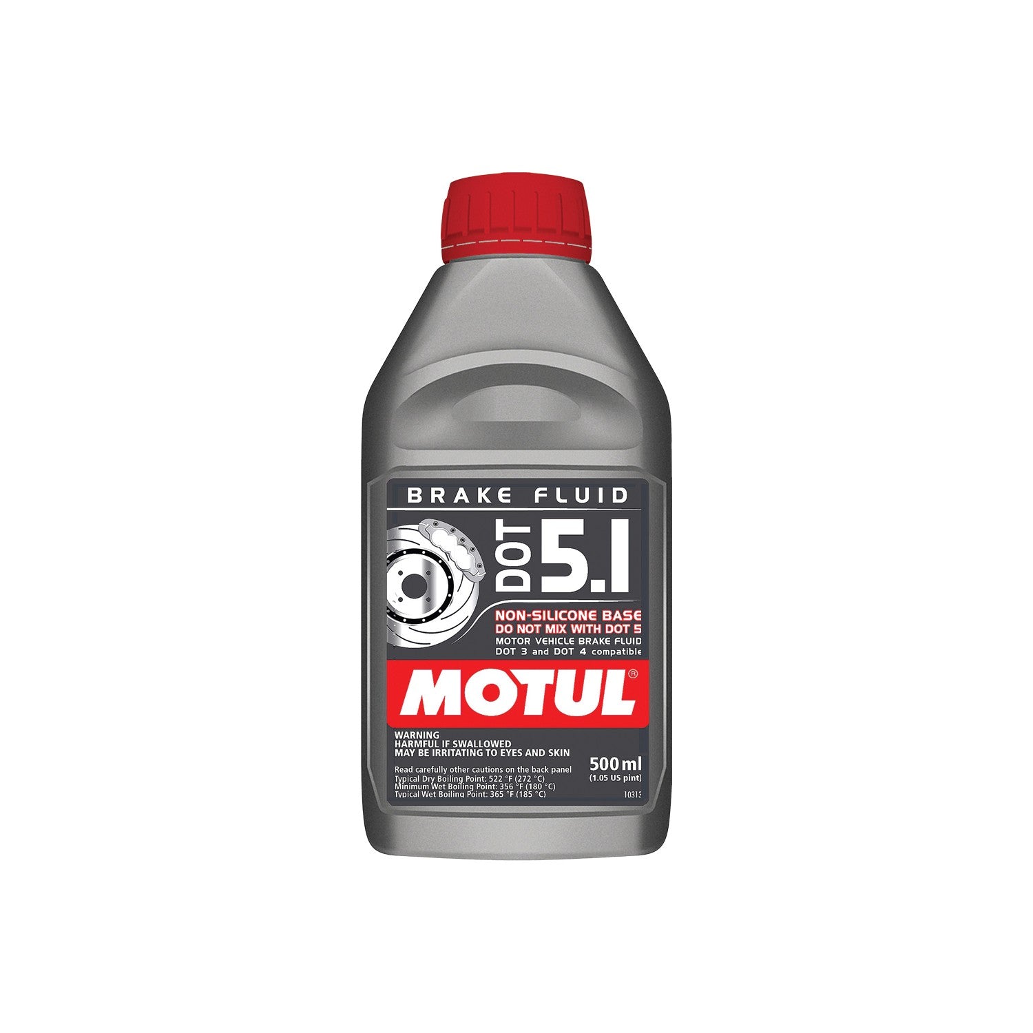 MOTUL DOT 5.1 BRAKE FLUID .5L - 82-2151