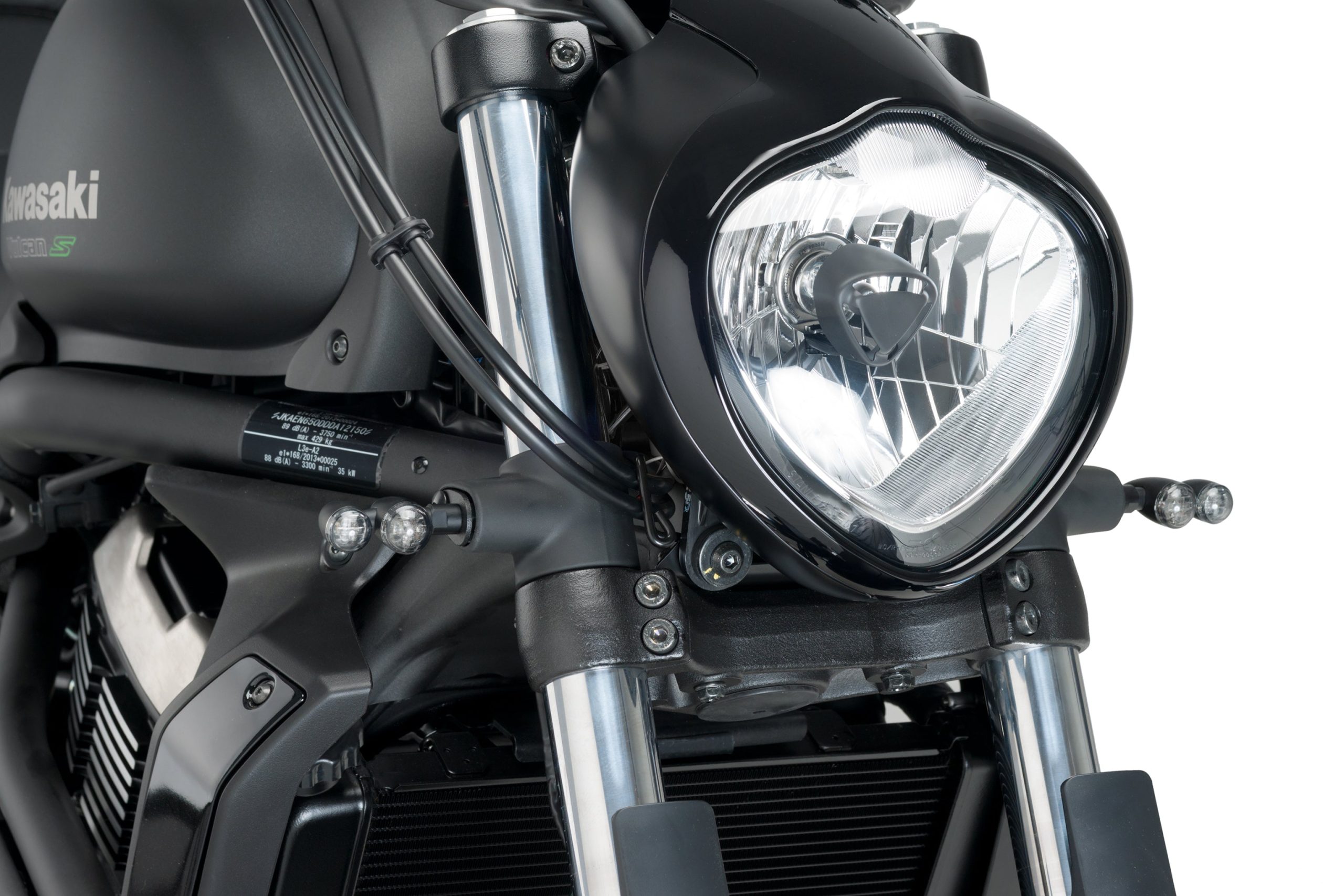 Puig Front Fork Turn Signal Supports Kawasaki Vulcan S 2015-2025