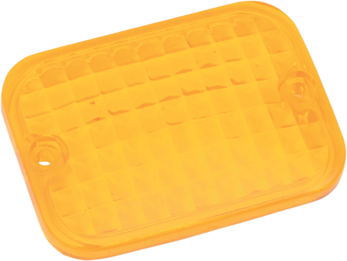 DRAG SPECIALTIES Replacement Rectangular Lens - Amber