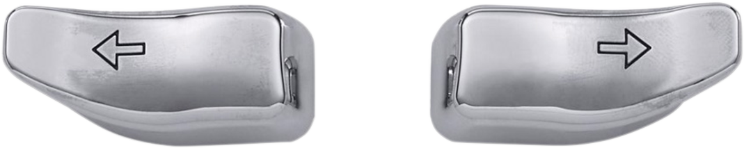 DRAG SPECIALTIES Turn Signal Switch Extension Caps - Chrome