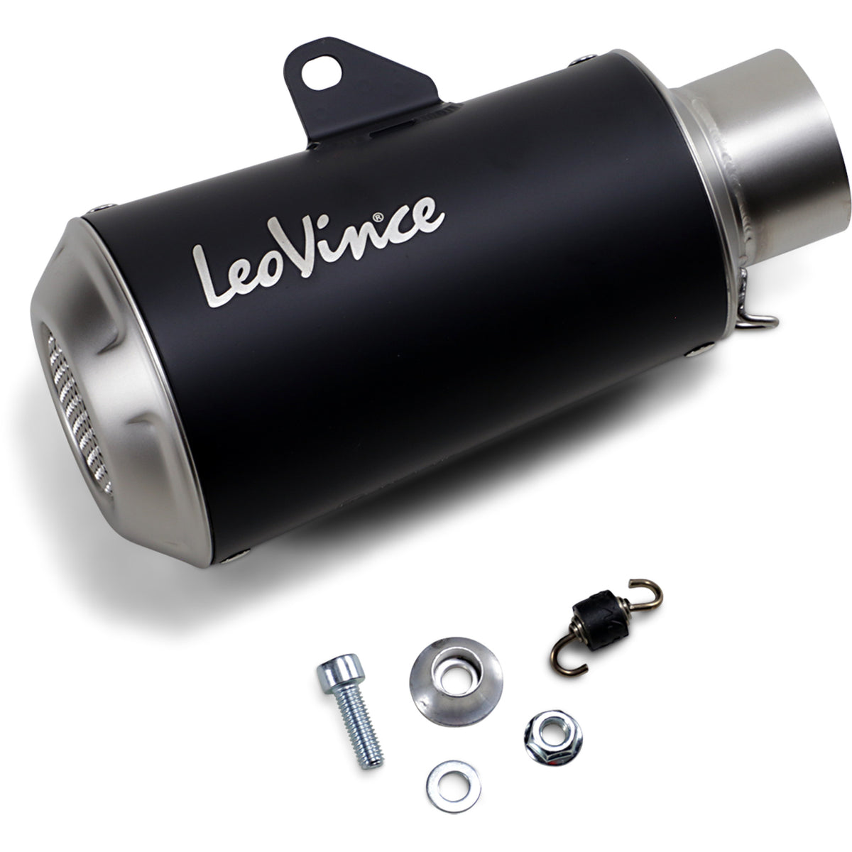 LEOVINCE 1811-3792 9746BU Universal LV-10 Slip-On Muffler 54mm- black edition