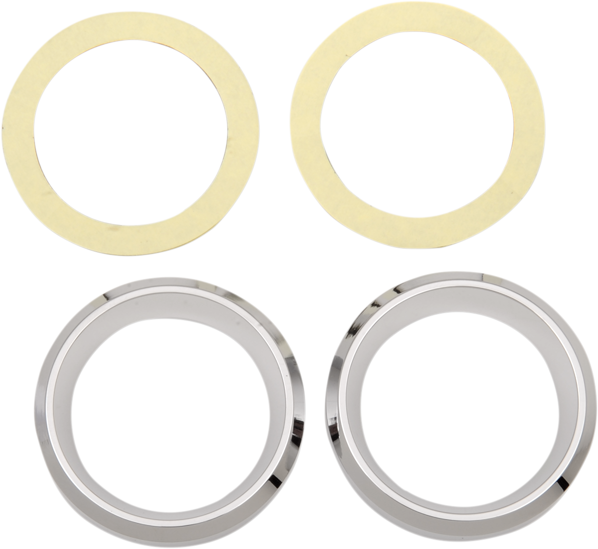 DRAG SPECIALTIES Instrument Gauge Bezel - Chrome - 2" Diameter - FLH / FLT '86-'13