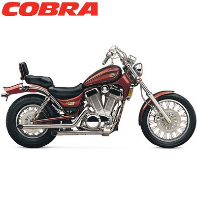 Cobra Suzuki VS1400/S83 87-04 Boulevard Full Exhaust System with 2" Drag pipe
