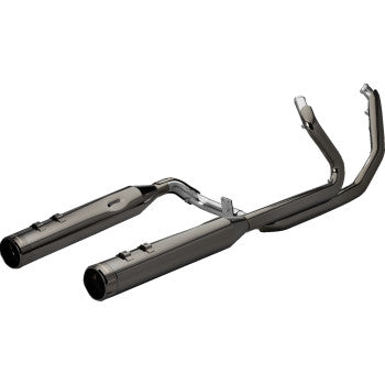 KHROME WERKS 2-into-2 Dominator Exhaust System with 4-1/2" Mufflers - Eclipse with Klassic Tip - M8 201500