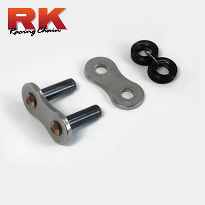 RK Chain 530GXW Rivet Connecting Link Gold Finish