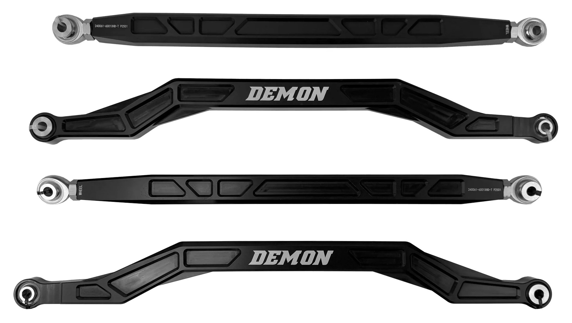 Demon Powersports Demon X-Treme Heavy Duty Race Spec Radius Rods Polaris RZR XP 2016-2023