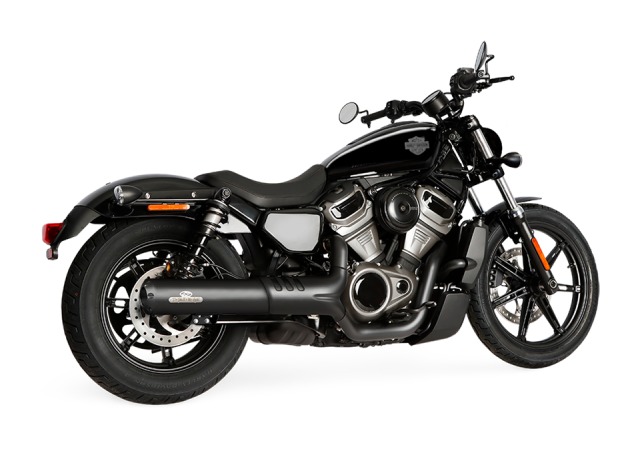 Dr. Jekill & Mr. Hyde LUX Streetfighter Adjustable Slip-On Muffler For Harley Nightster 2022-2026