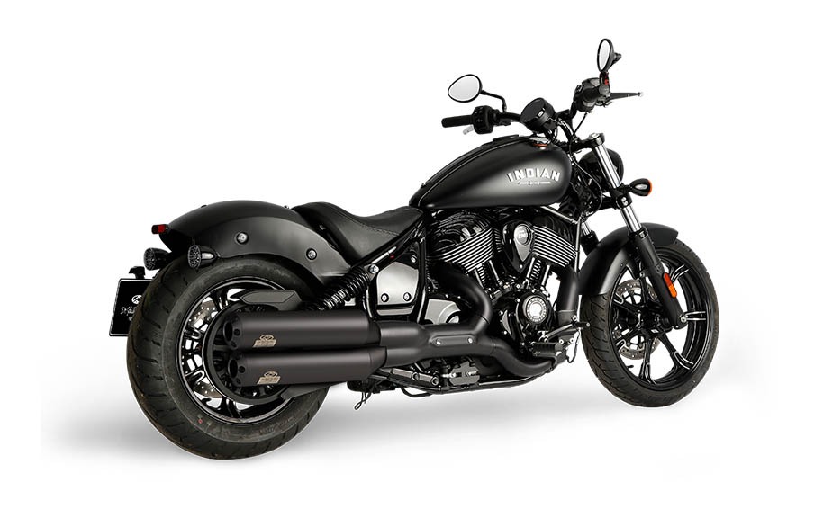 Dr. Jekill & Mr. Hyde Supreme Streetfighter Adjustable Slip-On Muffler For Indian Chief 2022-2026