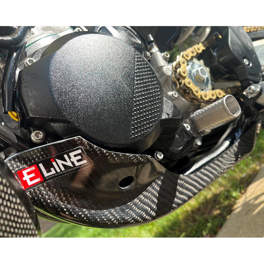 E-Line Carbon Fiber Skid Plate 2023-UP KTM/HUS/GAS 250/300 | MSP30023