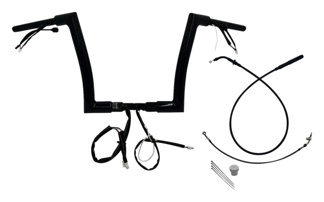 Fat Baggers Inc. 1 1/2" Wired Flat Top Handlebar Kit For Harley FLTRX 2023-2026